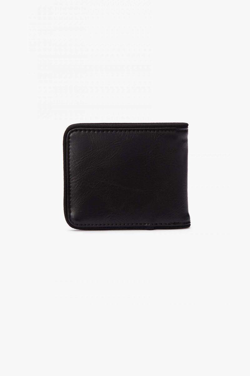 Black Fred Perry Arch Branded Billfold Men's Bags | PH 1027EBCX